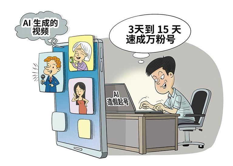 治理AI造假起号乱象