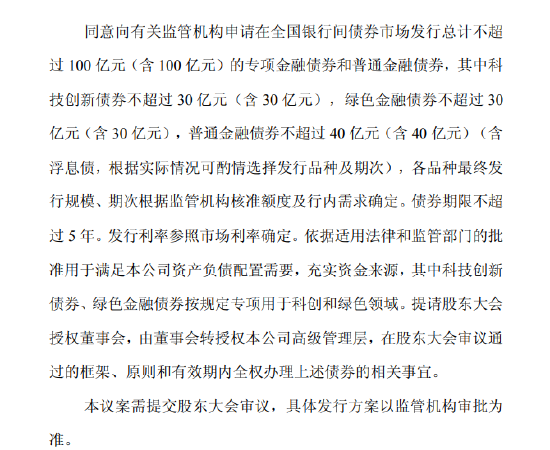 成都银行公布170亿元发债计划 含70亿元二级资本债