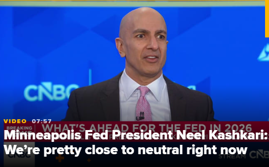 美联储官员卡什卡里:AI正导致大企业放缓招聘步伐